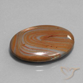 Diaspro Multicolore naturale da 15.17 ct, Ovale, Opaco