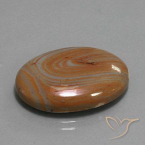 Diaspro Multicolore naturale da 17.79 ct, Ovale, Opaco