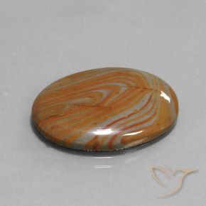 Diaspro Multicolore naturale da 12.58 ct, Ovale, Opaco