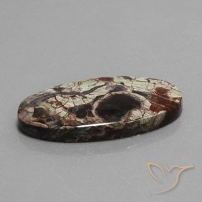 Diaspro Multicolore naturale da 23.72 ct, Ovale, Opaco