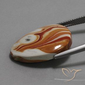 Diaspro Multicolore naturale da 16.78 ct, Taglio a fantasia, Opaco