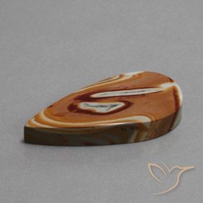 Diaspro Multicolore naturale da 18.58 ct, Forma a pera, Opaco