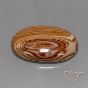 Diaspro Multicolore naturale da 17.32 ct, Ovale, Opaco