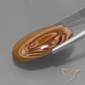 Diaspro Multicolore naturale da 17.32 ct, Ovale, Opaco