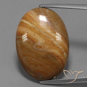 Diaspro Multicolore naturale da 19.95 ct, Ovale, Opaco