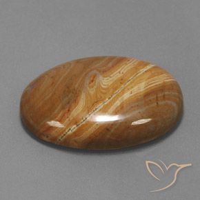 Diaspro Multicolore naturale da 19.95 ct, Ovale, Opaco