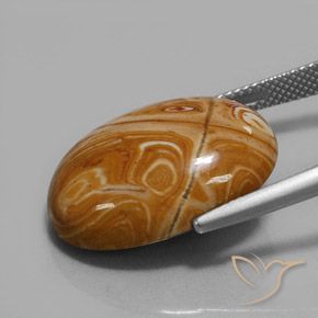 Diaspro Multicolore naturale da 16.08 ct, Ovale, Opaco
