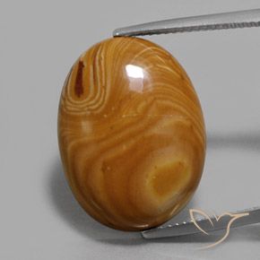 13.26ct Naturale Multicolore Diaspro, Ovale, Opaco