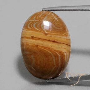 17.22ct Naturale Multicolore Diaspro, Ovale, Opaco