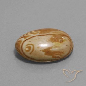 Diaspro Multicolore naturale da 9.73 ct, Ovale, Opaco