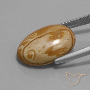 Diaspro Multicolore naturale da 9.73 ct, Ovale, Opaco