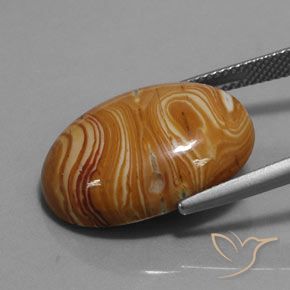 Diaspro Multicolore naturale da 15.20 ct, Ovale, Opaco
