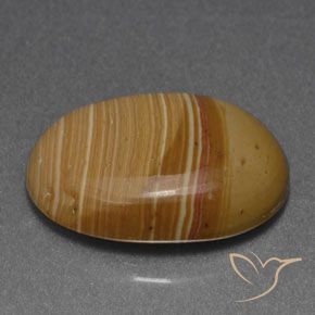 Diaspro Multicolore naturale da 6.73 ct, Ovale, Opaco