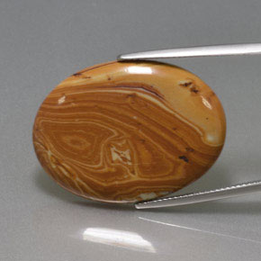 Diaspro Multicolore naturale da 20.59 ct, Taglio ovale, Opaco