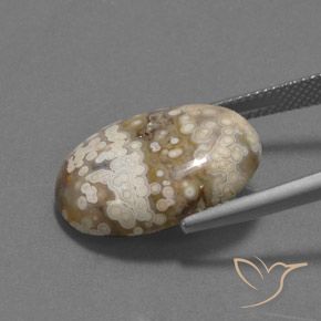 Diaspro Multicolore naturale da 13.09 ct, Ovale, Opaco