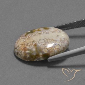 Diaspro Multicolore naturale da 13.22 ct, Ovale, Opaco