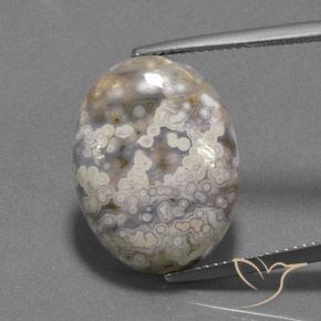 15.55ct Naturale Multicolore Diaspro, Ovale, Opaco