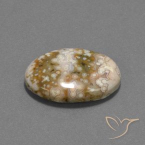 Diaspro Multicolore naturale da 12.13 ct, Ovale, Opaco