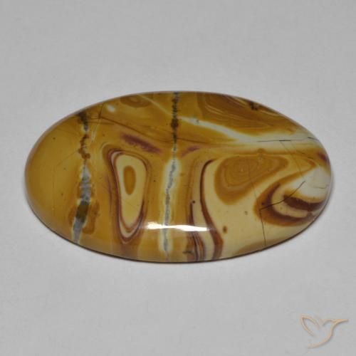 Diaspro Multicolore naturale da 25.23 ct, Ovale, Opaco