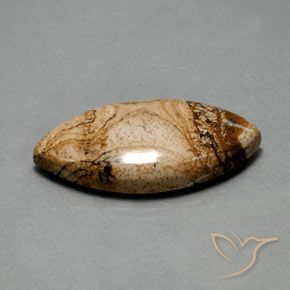 Diaspro Multicolore naturale da 41.94 ct, Taglio marquise, Opaco