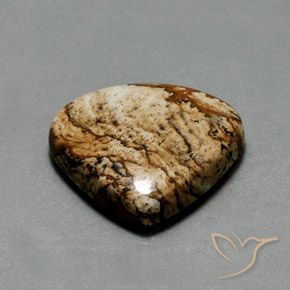 Diaspro Multicolore naturale da 24.75 ct, Forma a pera, Opaco