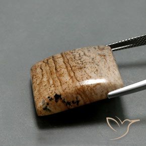 Diaspro Multicolore naturale da 32.30 ct, Taglio a baguette, Opaco
