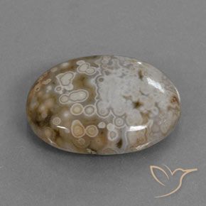 Diaspro Multicolore naturale da 12.72 ct, Ovale, Opaco