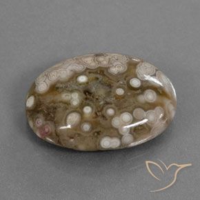 Diaspro Multicolore naturale da 12.50 ct, Ovale, Opaco