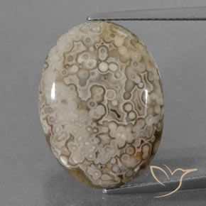 12.43ct Naturale Multicolore Diaspro, Ovale, Opaco