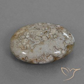 Diaspro Multicolore naturale da 12.43 ct, Ovale, Opaco