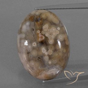 15.78ct Naturale Multicolore Diaspro, Ovale, Opaco