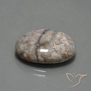 Diaspro Multicolore naturale da 12.39 ct, Ovale, Opaco