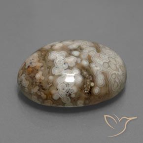 Diaspro Multicolore naturale da 14.70 ct, Ovale, Opaco
