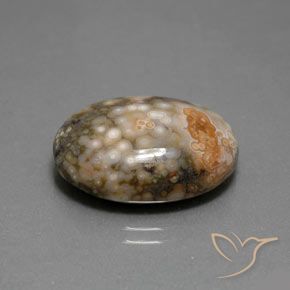 Diaspro Multicolore naturale da 14.34 ct, Ovale, Opaco