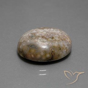 Diaspro Multicolore naturale da 15.26 ct, Ovale, Opaco