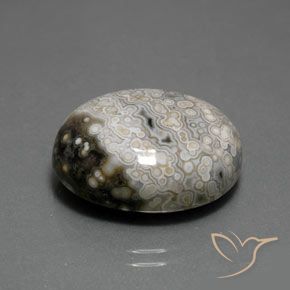 Diaspro Multicolore naturale da 18.17 ct, Ovale, Opaco