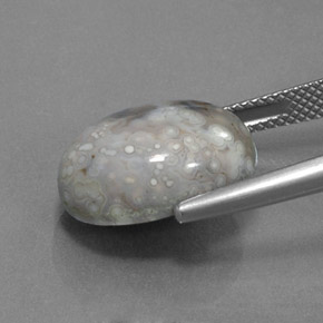 Diaspro Multicolore naturale da 9.84 ct, Taglio ovale, Opaco