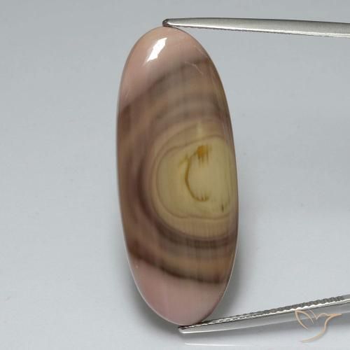 Diaspro Multicolore naturale da 17.33 ct, Ovale, Opaco