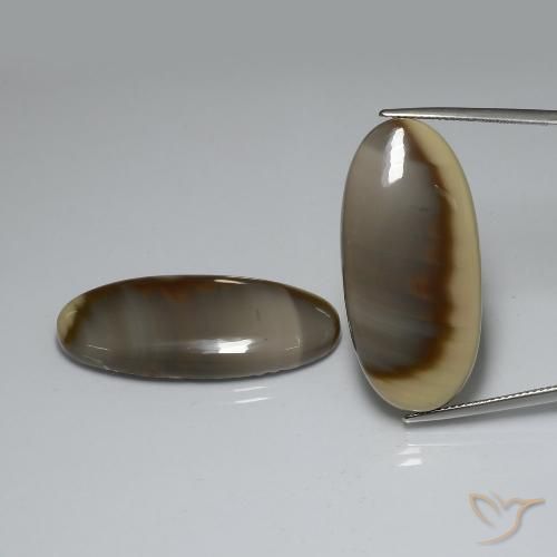 52.70ctw Naturale Multicolore Diaspro, Ovale, Opaco