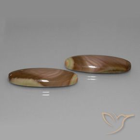 Gemme di Diaspro Multicolore naturale da 39.05 ct, Ovale, Opaco