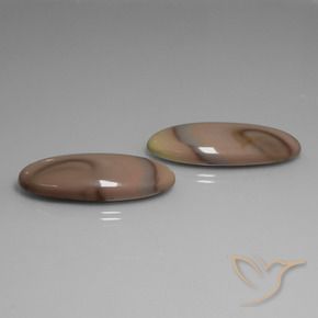 Gemme di Diaspro Multicolore naturale da 38.33 ct, Ovale, Opaco