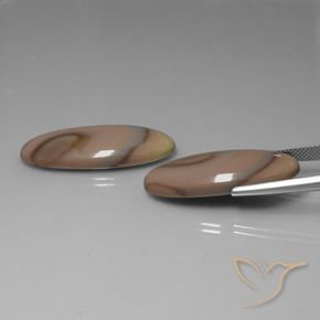 Gemme di Diaspro Multicolore naturale da 38.33 ct, Ovale, Opaco
