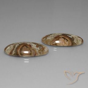 Gemme di Diaspro Multicolore naturale da 30.99 ct, Ovale, Opaco