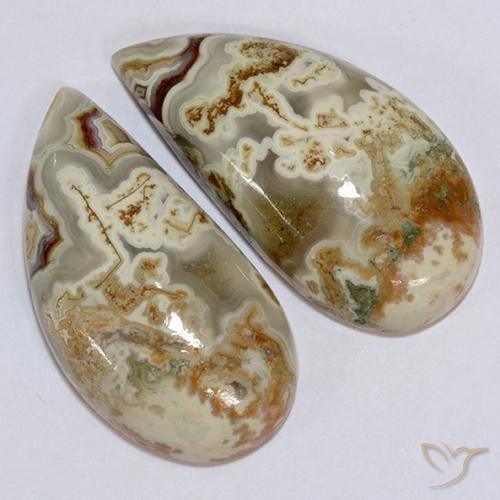Gemme di Diaspro Multicolore naturale da 21.08 ct, Taglio a fantasia, Opaco