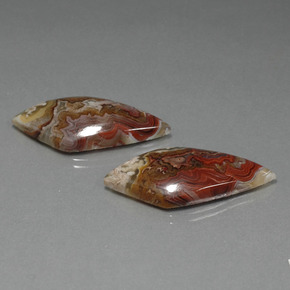 Gemme di Diaspro Multicolore naturale da  ct, Forma fantasia, Opaco