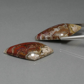 Gemme di Diaspro Multicolore naturale da  ct, Forma fantasia, Opaco