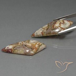 Gemme di Diaspro Multicolore naturale da 27.68 ct, Taglio a fantasia, Opaco