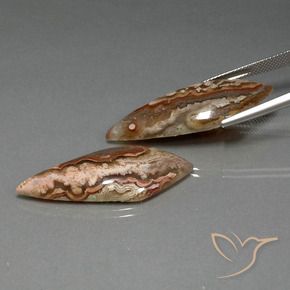 Gemme di Diaspro Multicolore naturale da 36.29 ct, Taglio a fantasia, Opaco
