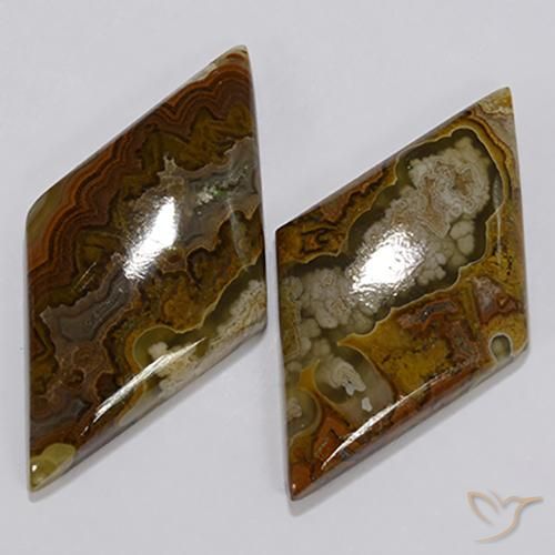 Gemme di Diaspro Multicolore naturale da 41.46 ct, Taglio a fantasia, Opaco