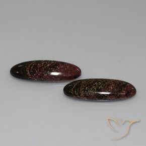Gemme di Diaspro Multicolore naturale da 22.83 ct, Ovale, Opaco